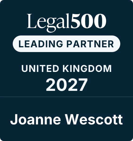 Legal 500 2027 – Jo Wescott