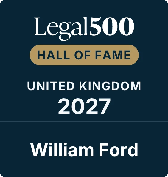 Legal 500 – Will Ford 2027