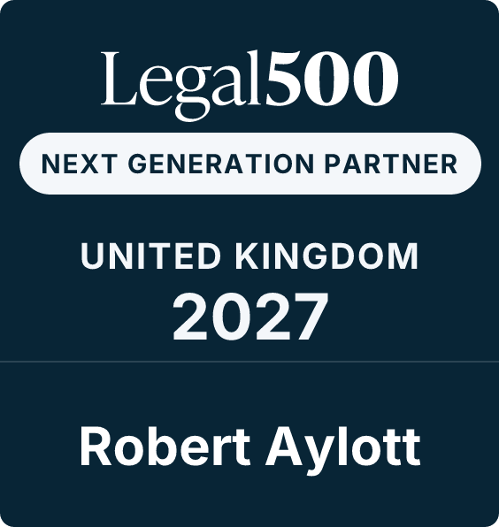 Legal 500 2027 – Rob Aylott