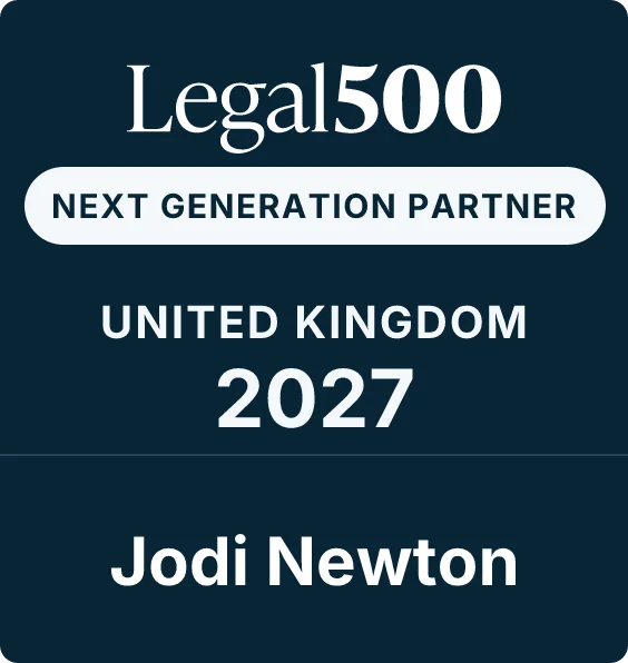 Legal 500 2027 – Jodi Newton