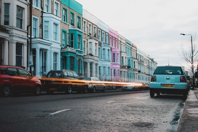 cars on portobello road