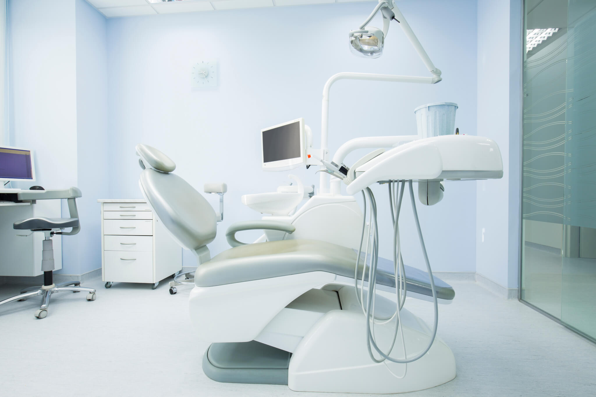 Modern dental office interior