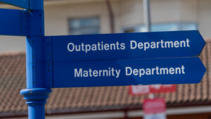 maternity sign